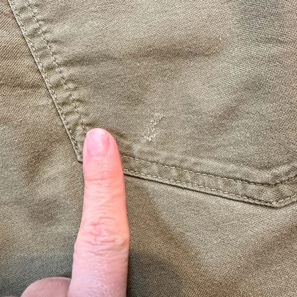 The North Face Mens 38 Regular Olive Green‎ Khaki Outdoor Hiking Stretch Pants